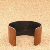 American Redwood Burl Bangle, Wooden Bentwood Bracelet-Cuff Made in Melbourne, Australia
