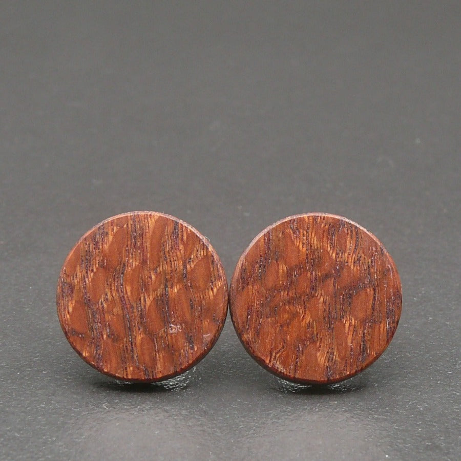 Wood 2025 stud earrings