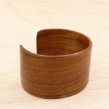 Wooden Bracelet Teak Made in Melbourne Australia Cuff