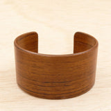 Wooden Bracelet Teak Made in Melbourne Australia Cuff