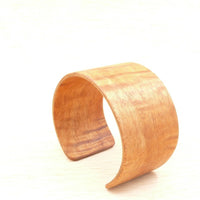 Queensland Walnut Wooden Bangle- Wood Bracelet - Cuff Made in Melbourne Australia