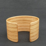 American Oak Bangle, Wooden Bentwood Bracelet, Cuff Made in Melbourne- Australia