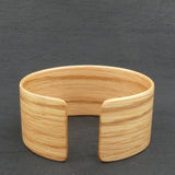 American Oak Bangle, Wooden Bentwood Bracelet, Cuff Made in Melbourne- Australia