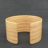 American Oak Bangle, Wooden Bentwood Bracelet, Cuff Made in Melbourne- Australia