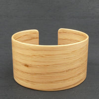 American Oak Bangle, Wooden Bentwood Bracelet, Cuff Made in Melbourne- Australia