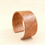 Queensland Walnut Bangle, Wooden Bentwood Bracelet, Cuff Made in Melbourne- Australia