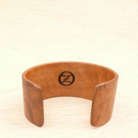 Queensland Walnut Bangle, Wooden Bentwood Bracelet, Cuff Made in Melbourne- Australia