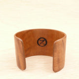 Queensland Walnut Bangle, Wooden Bentwood Bracelet, Cuff Made in Melbourne- Australia