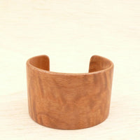 Queensland Walnut Bangle, Wooden Bentwood Bracelet, Cuff Made in Melbourne- Australia