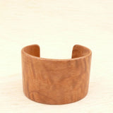 Queensland Walnut Bangle, Wooden Bentwood Bracelet, Cuff Made in Melbourne- Australia