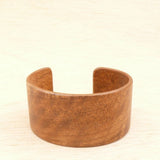 Queensland Walnut Bangle, Wooden Bentwood Bracelet, Cuff Made in Melbourne- Australia