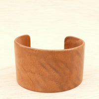 Queensland Walnut Bangle, Wooden Bentwood Bracelet, Cuff Made in Melbourne- Australia