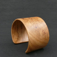 Wooden Bracelet Oak Burl Made in Melbourne Australia Cuff