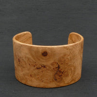 Wooden Bracelet Oak Burl Made in Melbourne Australia Cuff