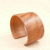 Queensland Walnut Bangle, Wooden Bentwood Bracelet, Cuff Made in Melbourne- Australia