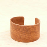 Queensland Walnut Bangle, Wooden Bentwood Bracelet, Cuff Made in Melbourne- Australia