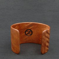 Queensland Walnut Bangle, Wooden Bentwood Bracelet, Cuff Made in Melbourne- Australia