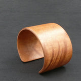 Queensland Walnut Bangle, Wooden Bentwood Bracelet, Cuff Made in Melbourne- Australia