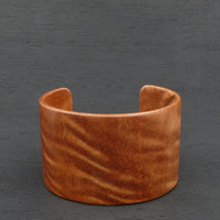 Queensland Walnut Bangle, Wooden Bentwood Bracelet, Cuff Made in Melbourne- Australia