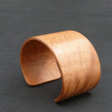 Queensland Walnut Bangle, Wooden Bentwood Bracelet, Cuff Made in Melbourne- Australia