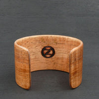 Tasmanian Fiddleback Blackwood Bangle, Wooden Bentwood Bracelet, Cuff Made in Melbourne- Australia