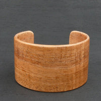 Tasmanian Fiddleback Blackwood Bangle, Wooden Bentwood Bracelet, Cuff Made in Melbourne- Australia