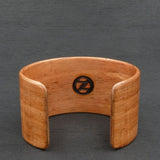 Tasmanian Fiddleback Blackwood Bangle, Wooden Bentwood Bracelet, Cuff Made in Melbourne- Australia