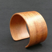 Tasmanian Fiddleback Blackwood Bangle, Wooden Bentwood Bracelet, Cuff Made in Melbourne- Australia