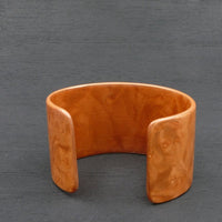 American Myrtle Bangle, Wooden Bentwood Bracelet, Cuff extra Glossy Lacquer Finish-Made in Melbourne- Australia