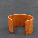 American Myrtle Bangle, Wooden Bentwood Bracelet, Cuff extra Glossy Lacquer Finish-Made in Melbourne- Australia