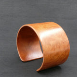 American Myrtle Bangle, Wooden Bentwood Bracelet, Cuff extra Glossy Lacquer Finish-Made in Melbourne- Australia