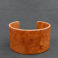 American Myrtle Bangle, Wooden Bentwood Bracelet, Cuff extra Glossy Lacquer Finish-Made in Melbourne- Australia