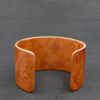 American Myrtle Bangle, Wooden Bentwood Bracelet, Cuff extra Glossy Lacquer Finish-Made in Melbourne- Australia