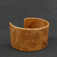 Wooden Bracelet Oak Burl-Made- in Melbourne Australia Cuff