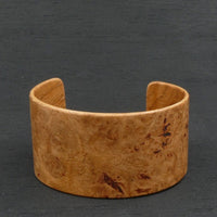 Wooden Bracelet Oak Burl-Made- in Melbourne Australia Cuff