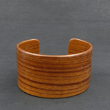 Teak Bangle, Wooden Bentwood Bracelet, Cuff extra Glossy Lacquer Finish-Made in Melbourne- Australia