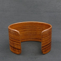 Teak Bangle, Wooden Bentwood Bracelet, Cuff extra Glossy Lacquer Finish-Made in Melbourne- Australia