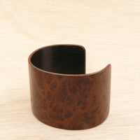 Wooden Bracelet Californian Red Wood Burl Made in Melbourne Australia Cuff