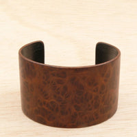 Wooden Bracelet Californian Red Wood Burl Made in Melbourne Australia Cuff