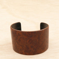 Wooden Bracelet Californian Red Wood Burl Made in Melbourne Australia Cuff