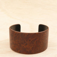 Wooden Bracelet Californian Red Wood Burl Made in Melbourne Australia Cuff