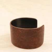 Wooden Bracelet Californian Red Wood Burl Made in Melbourne Australia Cuff