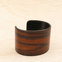 Macassar Ebony Wooden Bracelet - Made in Melbourne-Australia Cuff