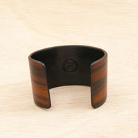 Macassar Ebony Wooden Bracelet - Made in Melbourne-Australia Cuff