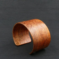 Wooden Bracelet Tasmanian Birdseye Blackwood Made in Melbourne Australia- Cuff