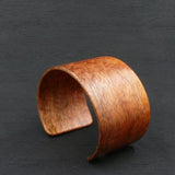 Wooden Bracelet Tasmanian Birdseye Blackwood Made in Melbourne Australia- Cuff