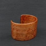 Wooden Bracelet Tasmanian Birdseye Blackwood Made in Melbourne Australia- Cuff