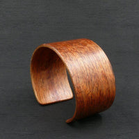 Wooden Bracelet Tasmanian Birdseye Blackwood Made in Melbourne Australia- Cuff