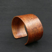 Wooden Bracelet Tasmanian Birdseye Blackwood Made in Melbourne Australia- Cuff