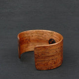 Wooden Bracelet Tasmanian Birdseye Blackwood Made in Melbourne Australia- Cuff